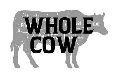 Whole Cow : $5.90/lb - Parthenais (grass finished)