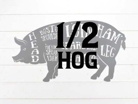Half Hog : $5.00/lb