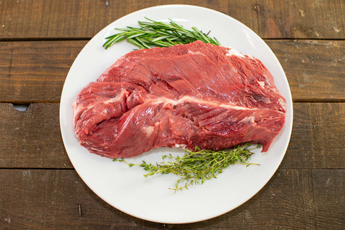 grass fed hanger steak from arrowhead beef