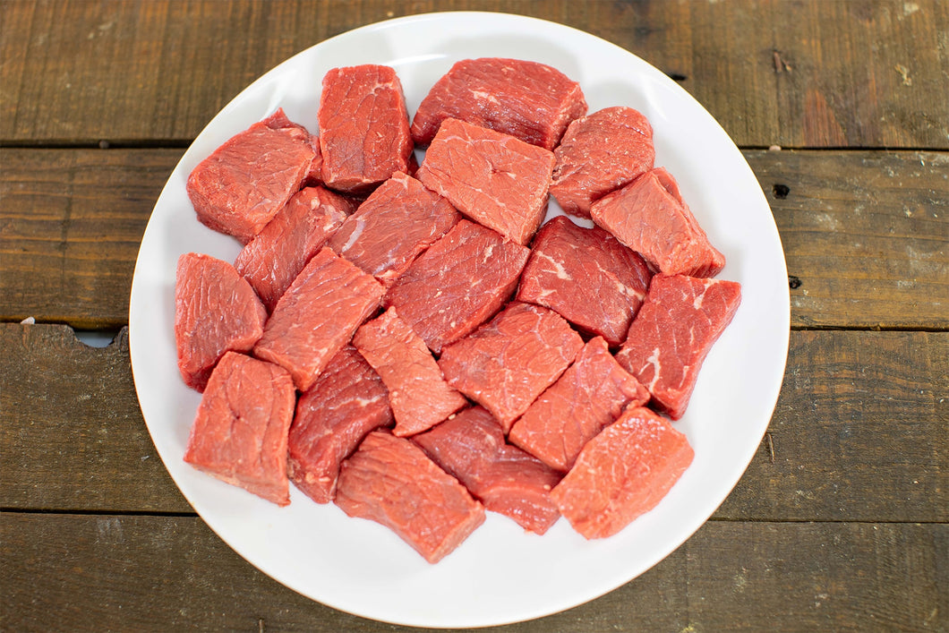 grass fed stew meat from arrowhead beef